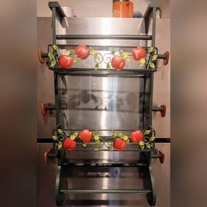 Apple Harvest Magnetic Refrigerator Organizer, Dispenser & Cutter